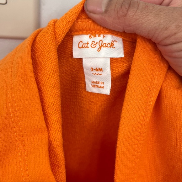 Baby pumpkin hooded romper Cat & Jack - Picture 2 of 2